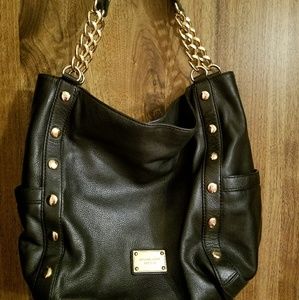 Michael Kors Black Leather Purse